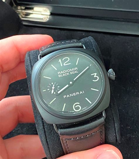 panerai radiomir ceramic black seal|Panerai radiomir black seal review.